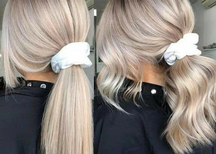 Blond włosy