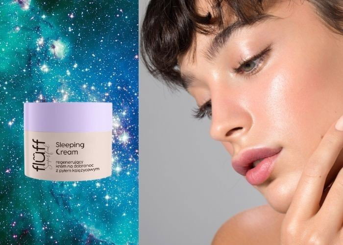 Fluff, Superfood, Sleeping Cream krem z pyłem księżycowym