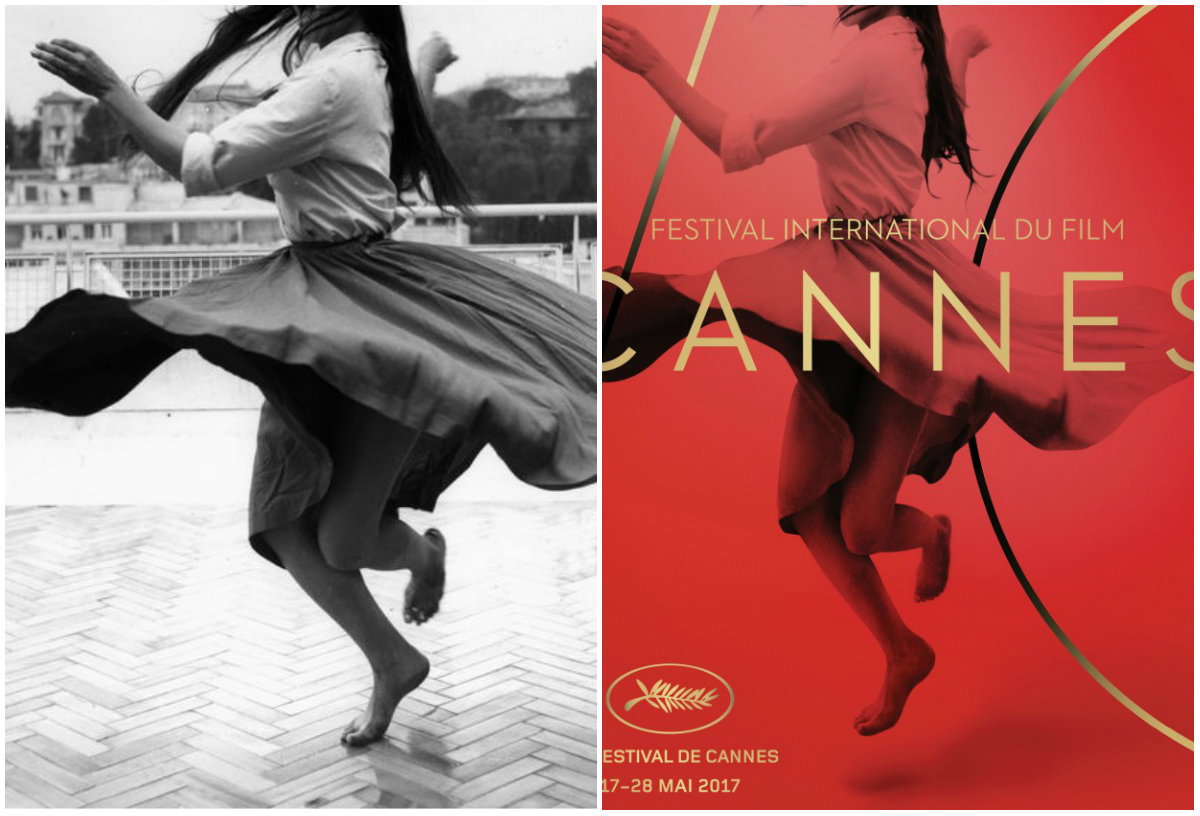 claudia cardinale cannes plakat retusz
