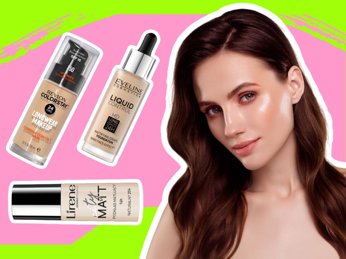 Podkład do cery mieszanej. TOP 5 najlepszych produktów drogeryjnych, które nie zapychają porów i nie wyświecają makjażu
