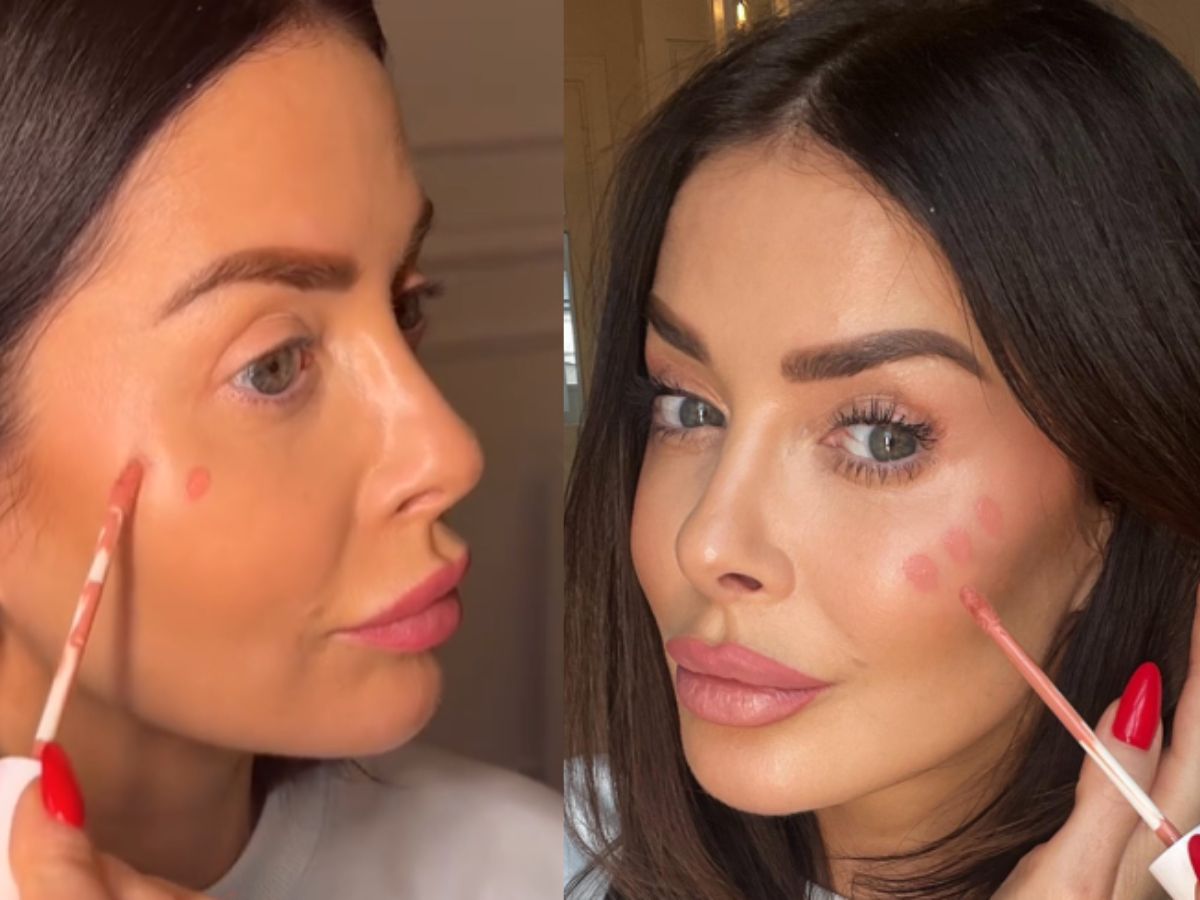 Strawberry makeup
