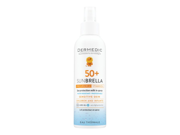 Mleczko ochronne w sprayu SPF 50 Dermedic