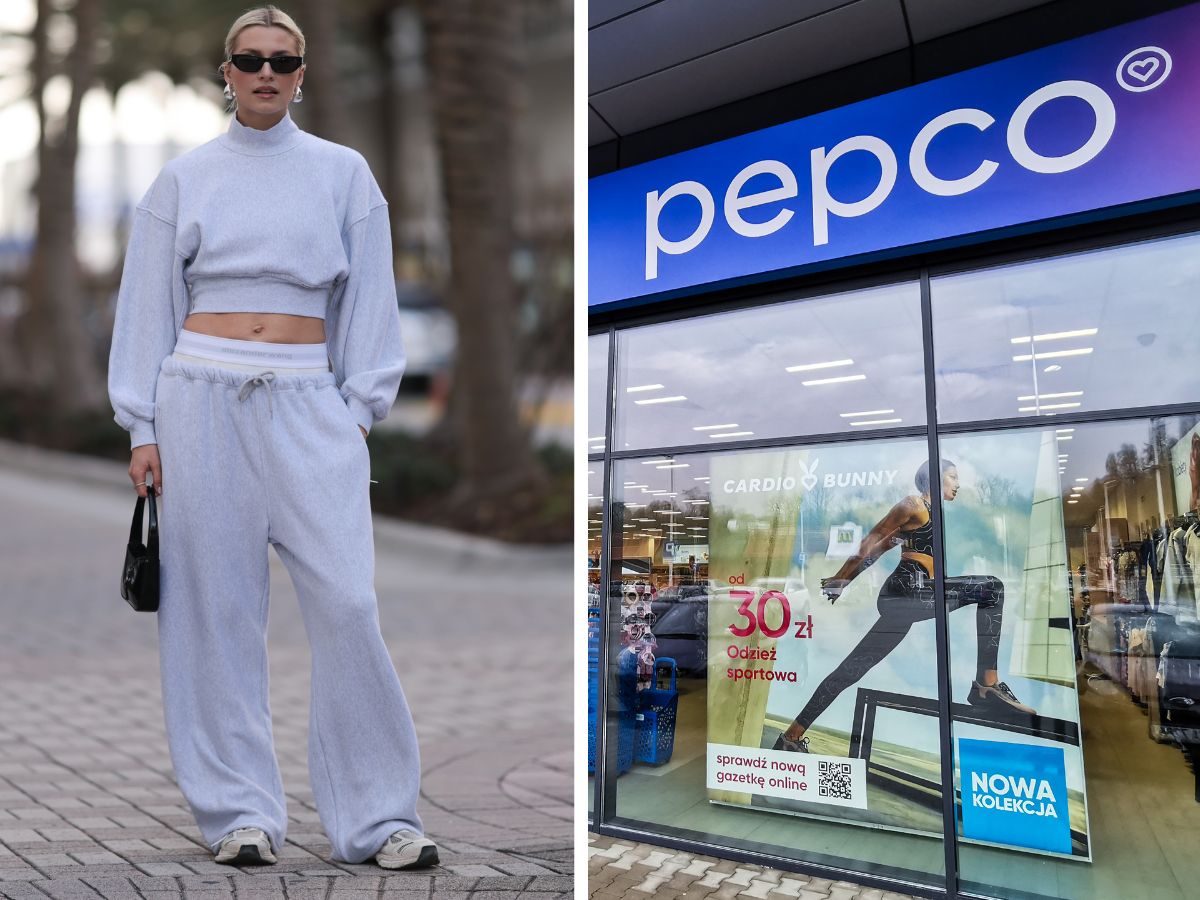 bawełniany komplet dresowy z Pepco