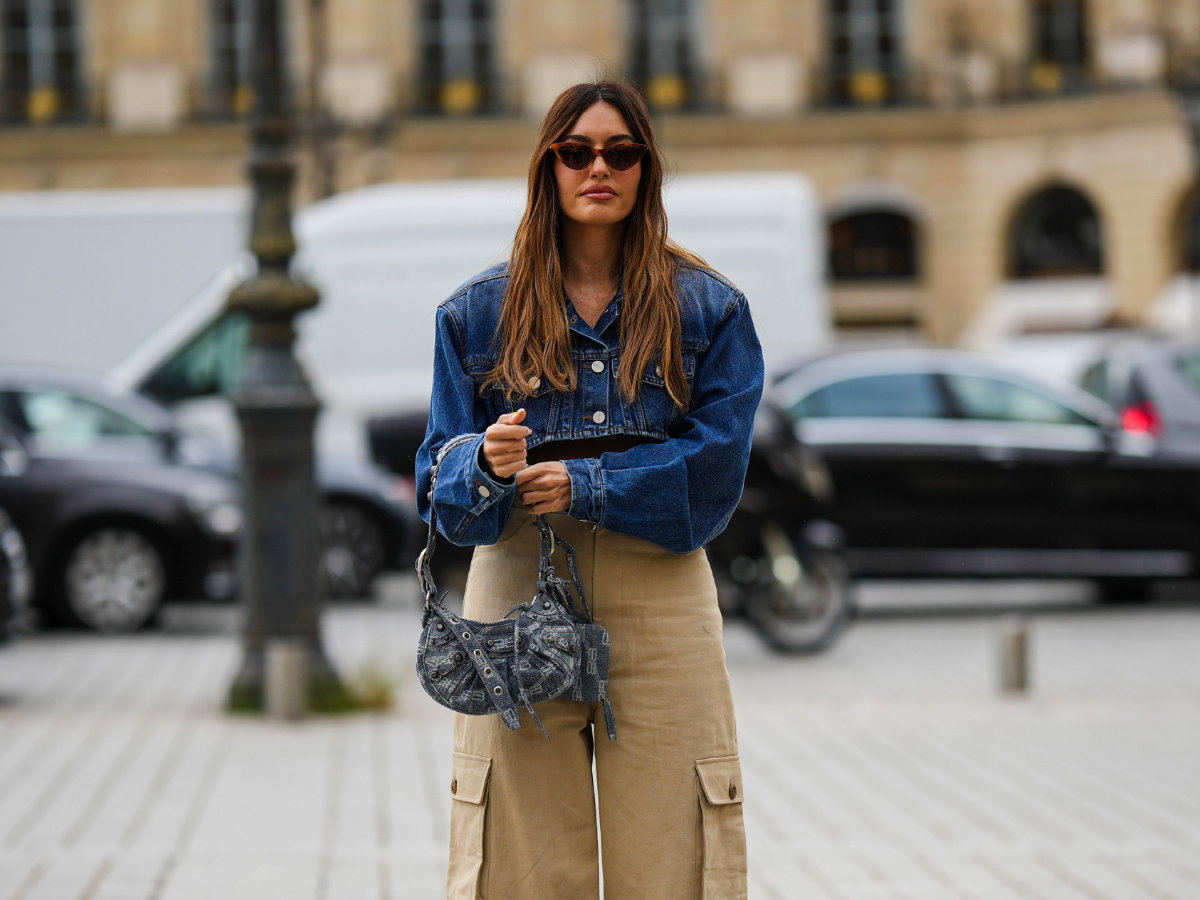 Cropped jeans jacket na jesień 2024