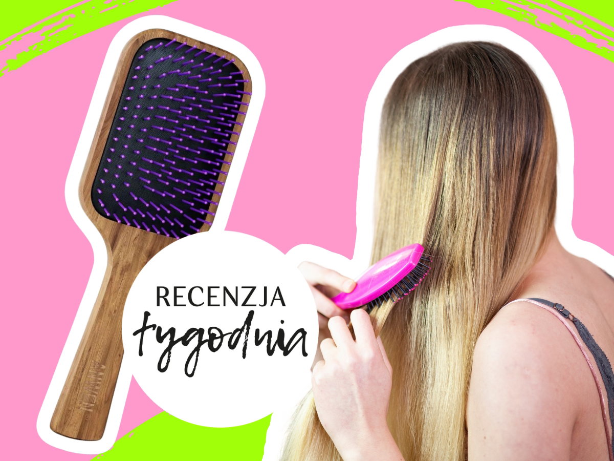 Drewniana szczotka do włosów Anwen