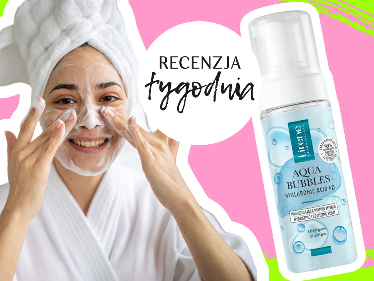 Lirene, Aqua Bubbles, nawadniająca pianka myjąca do twarzy