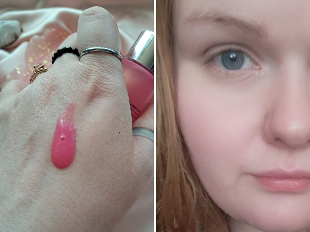 Różowe serum z ceramidami