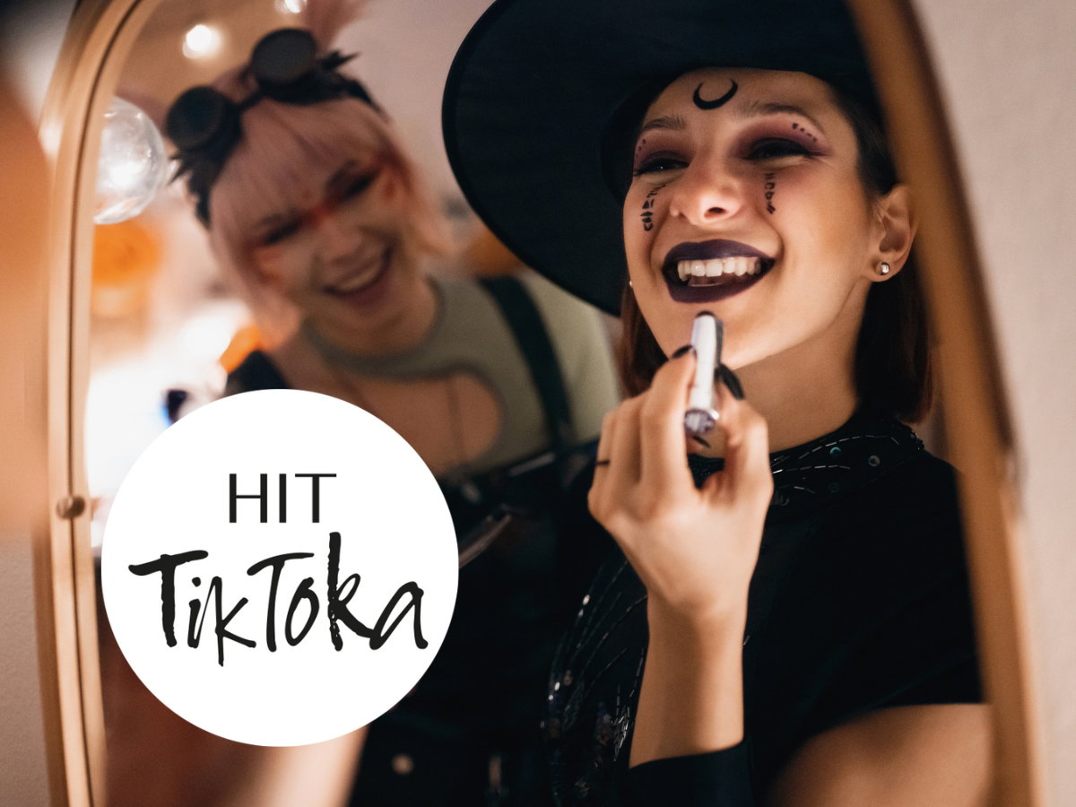 Makijaż na Halloween w stylu Beetlejuice