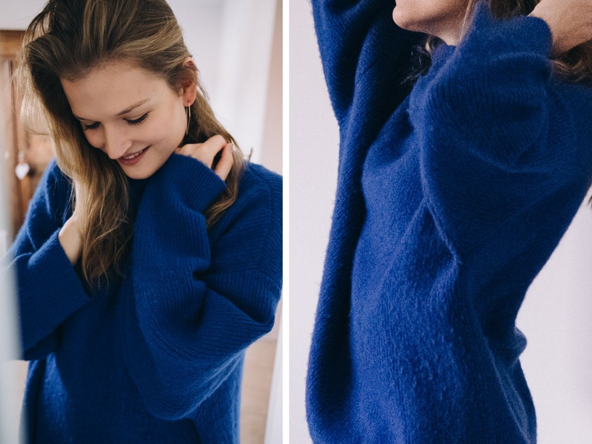 cieplutki sweter na zimę