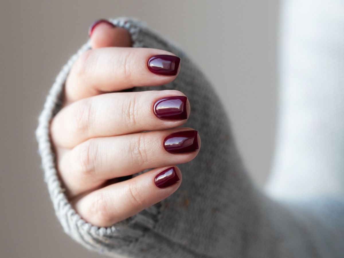 "Oxblood nails"