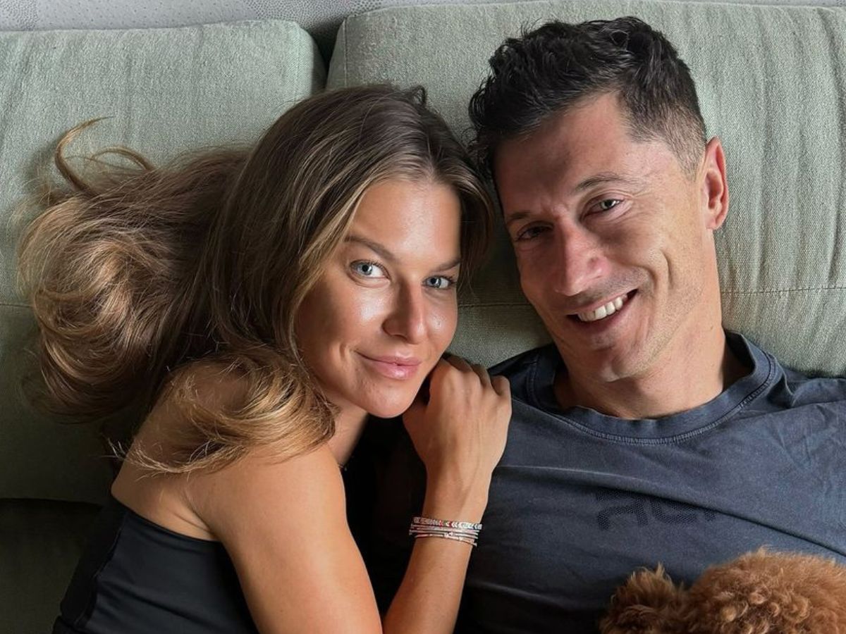 Ania i Robert Lewandowscy