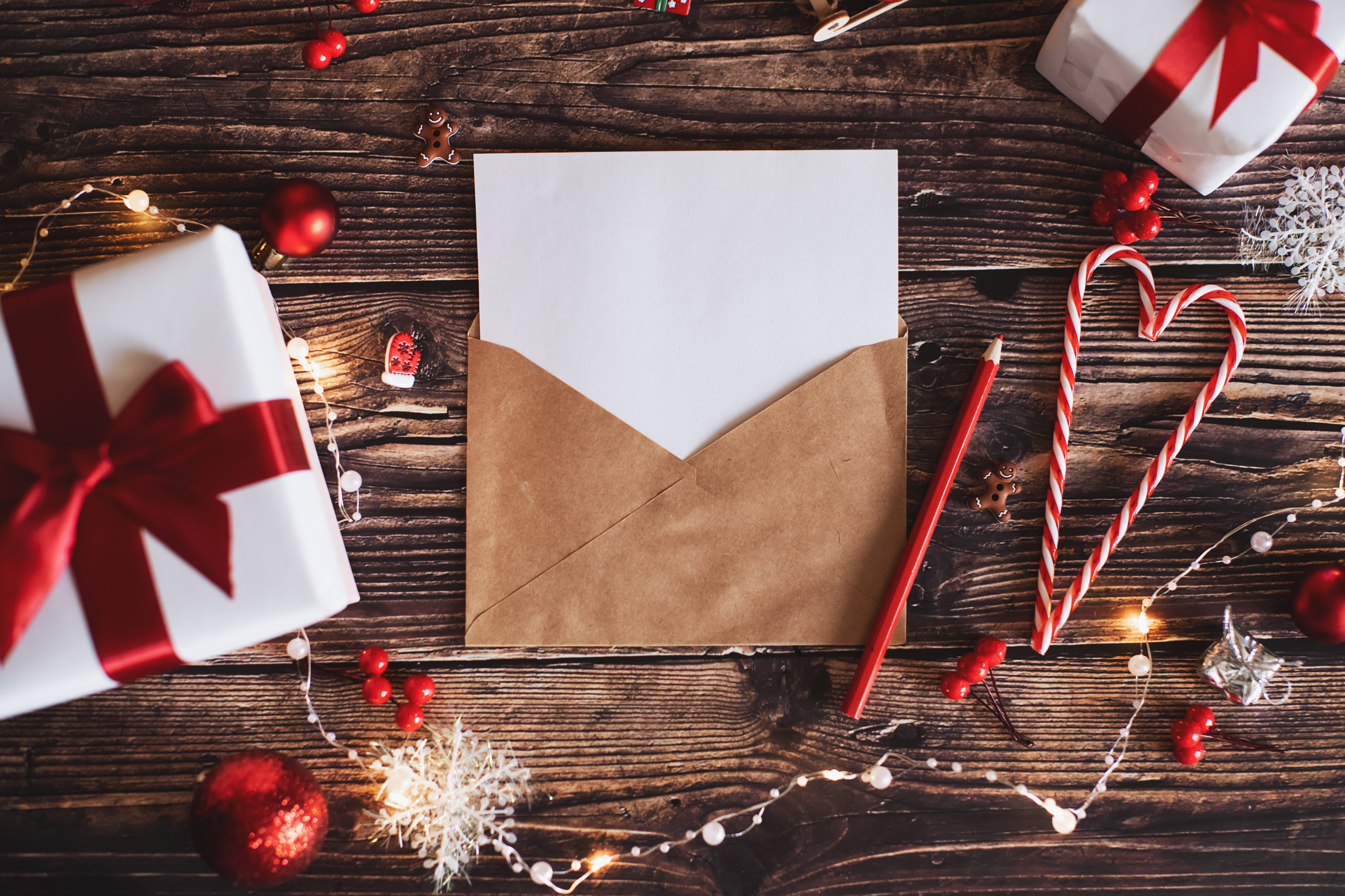 a letter to Santa Claus, Christmas gifts