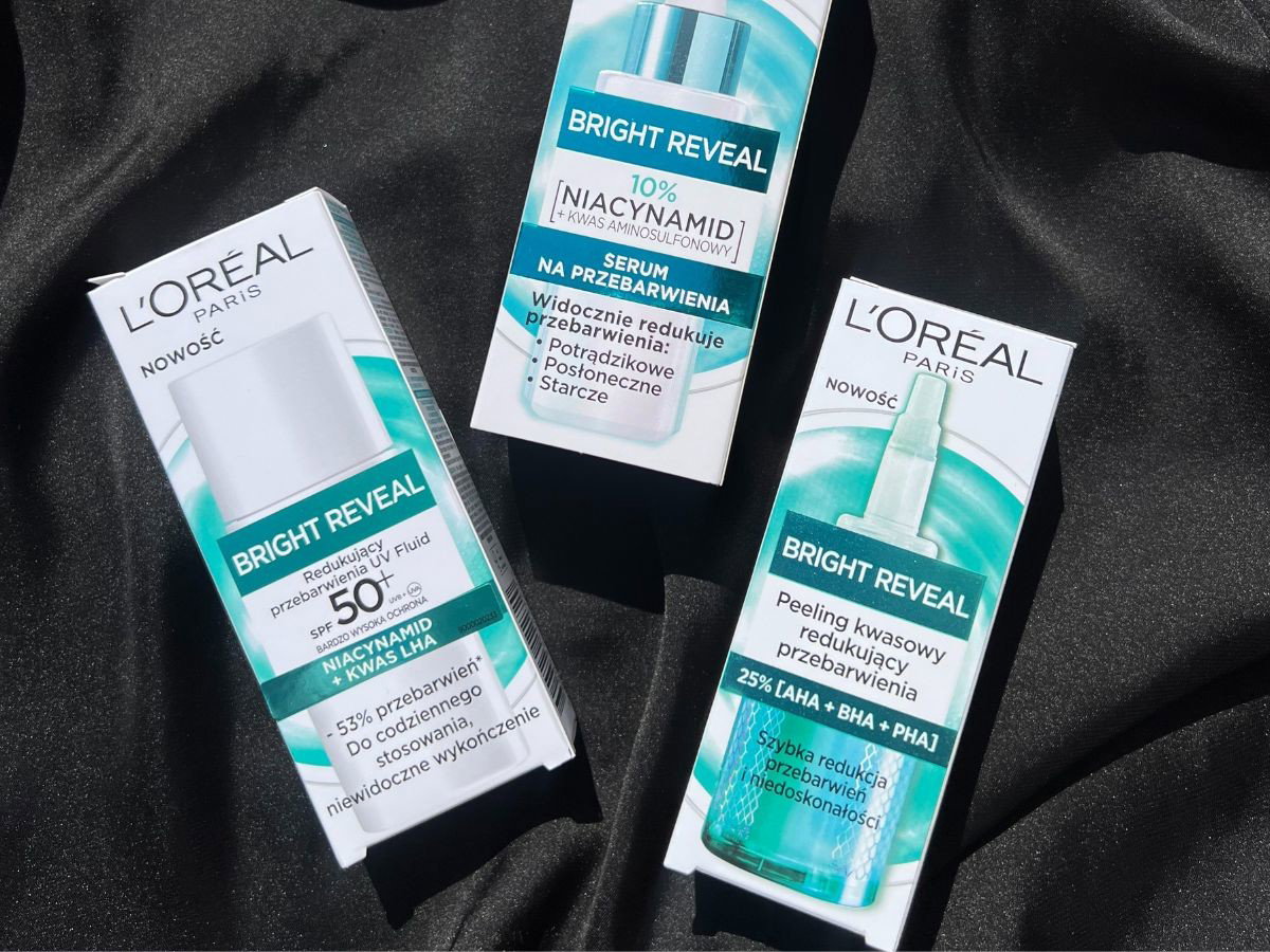 Nowa seria kosmetyków Bright Reveal L'Oreal Paris do skóry trądzikowej