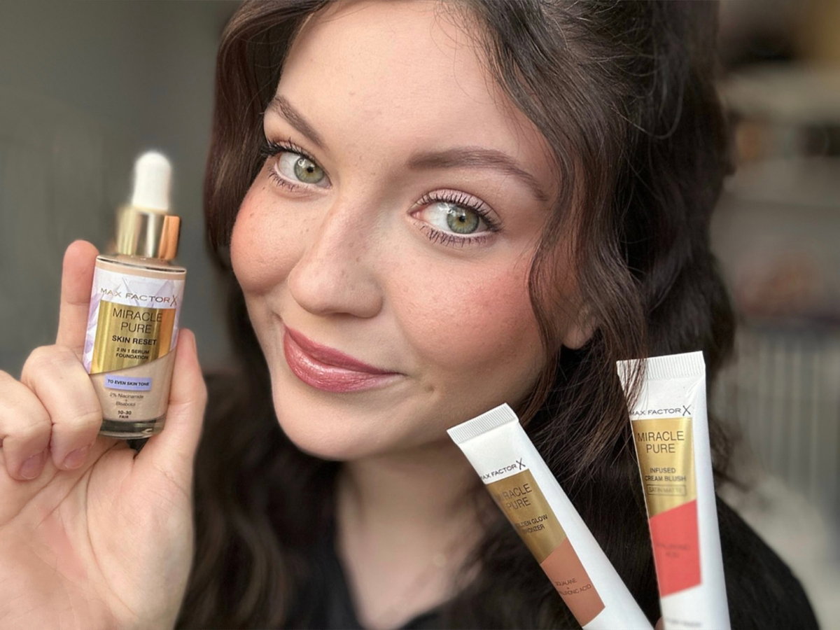 Test kosmetyków Max Factor z serii Miracle Pure