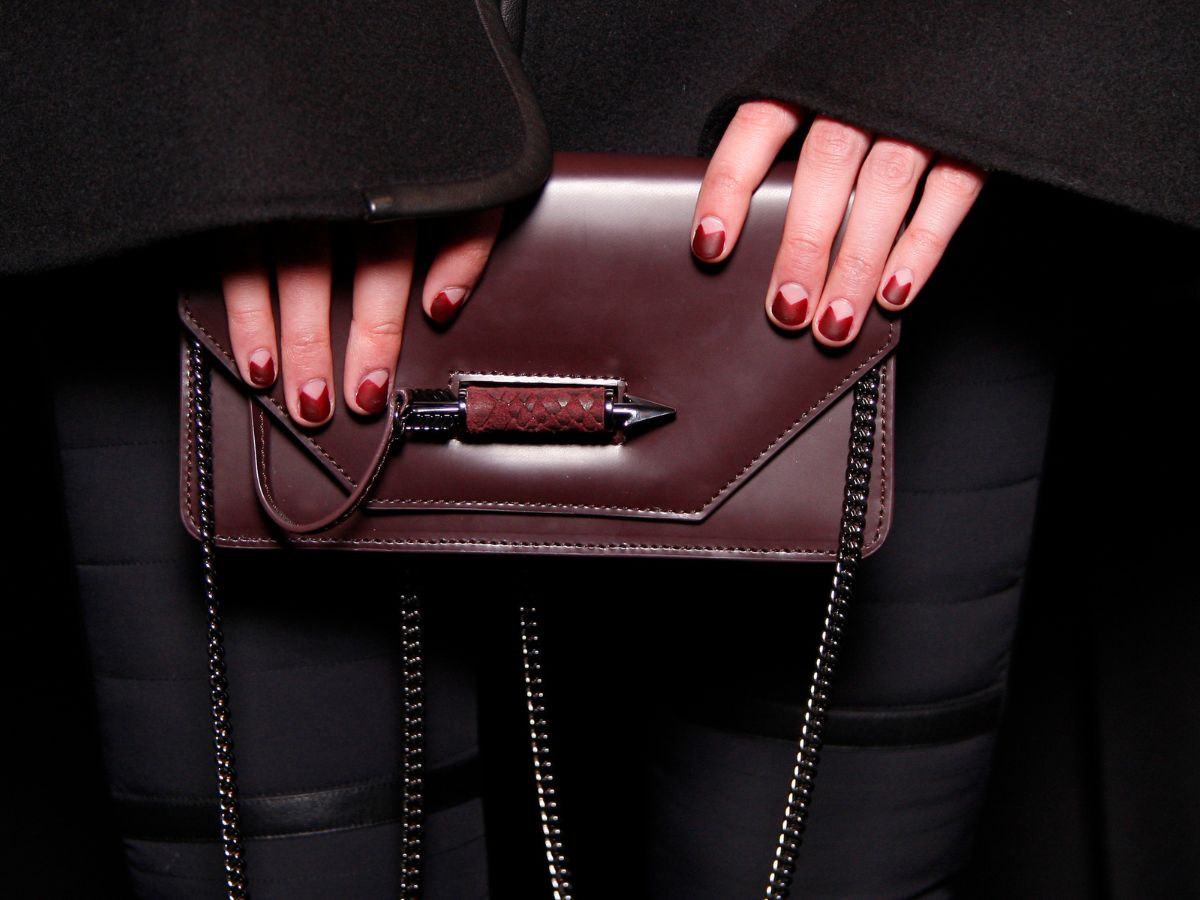 Coffee French Manicure