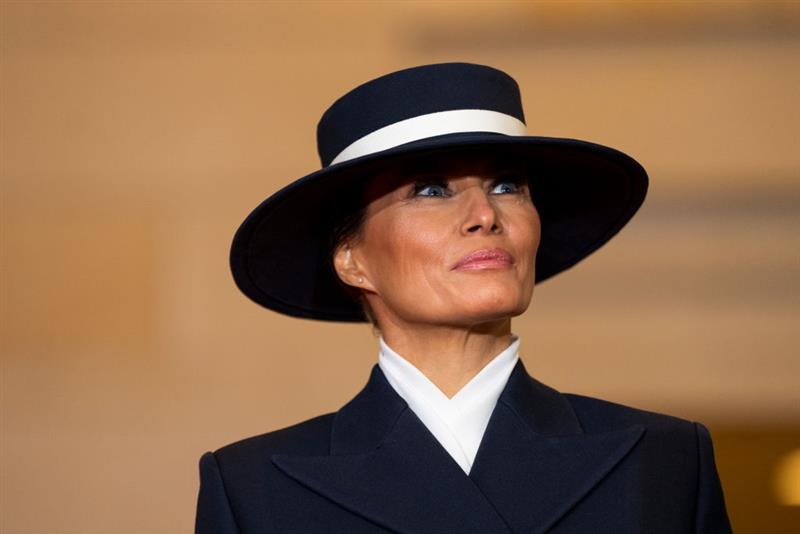Melania Trump - stylizacja inauguracja