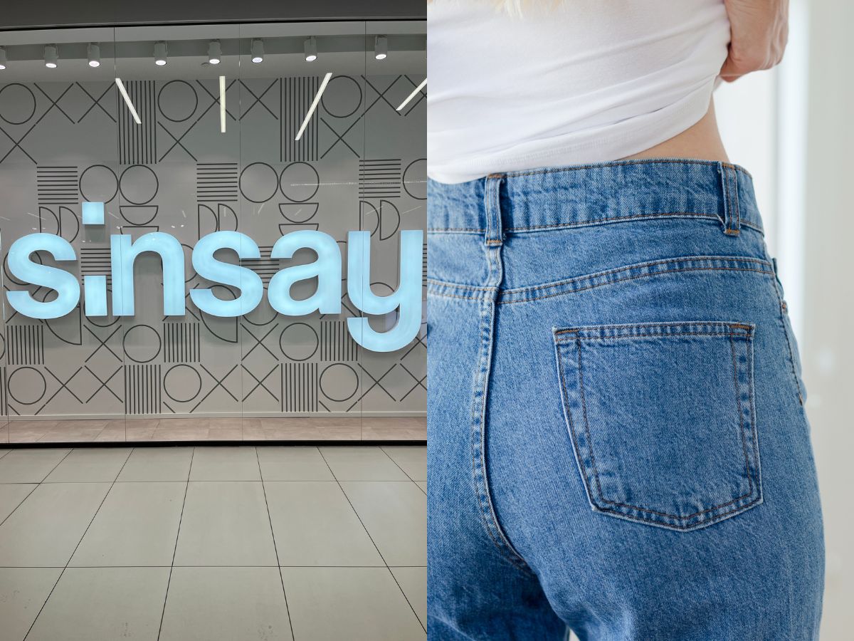 Jeansy bootcut z wyprzedaży Sinsay