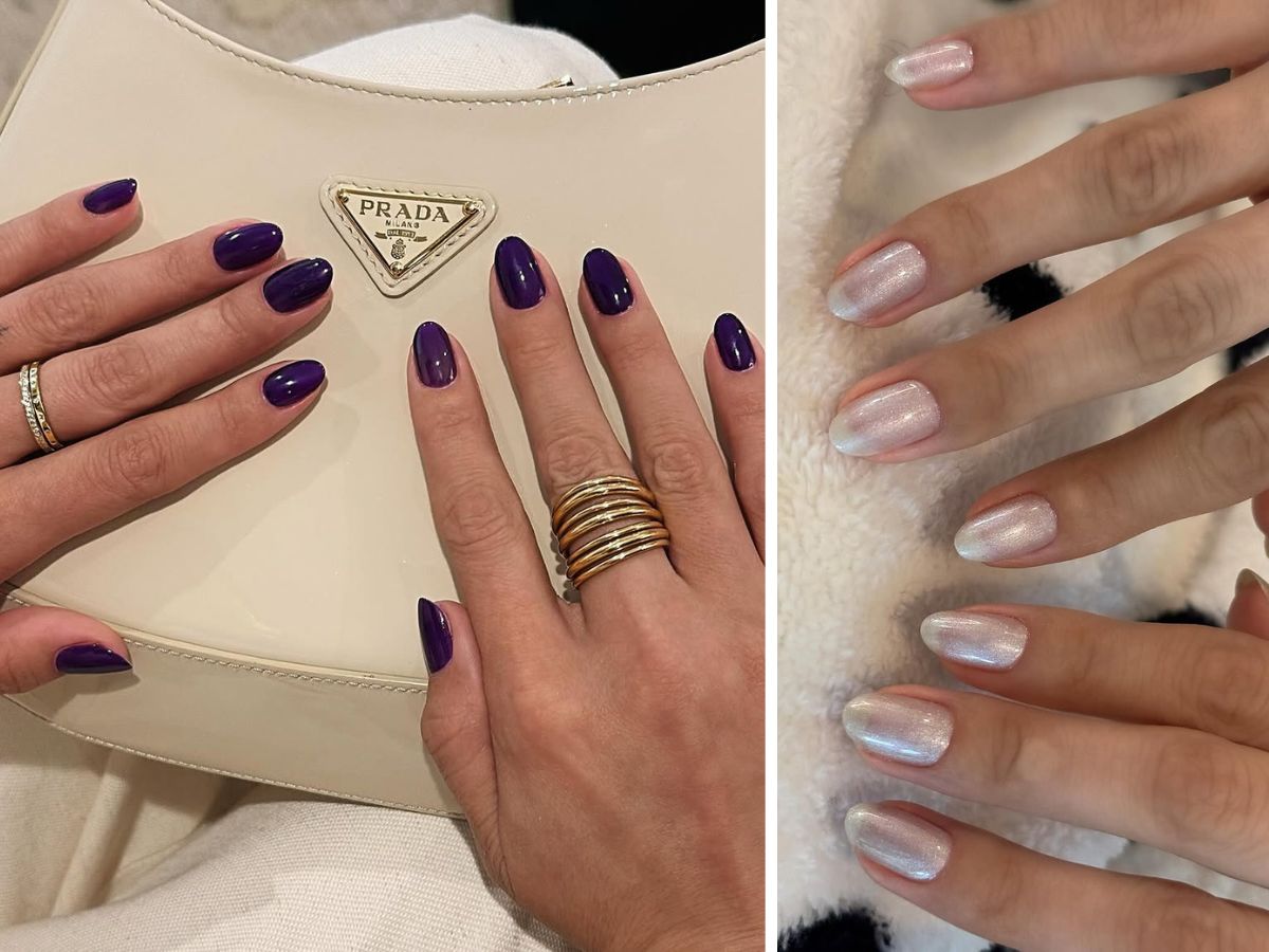 Boskie paznokcie na sezon Wodnika! Ten manicure zdobi dłonie lepiej niż pierścionki