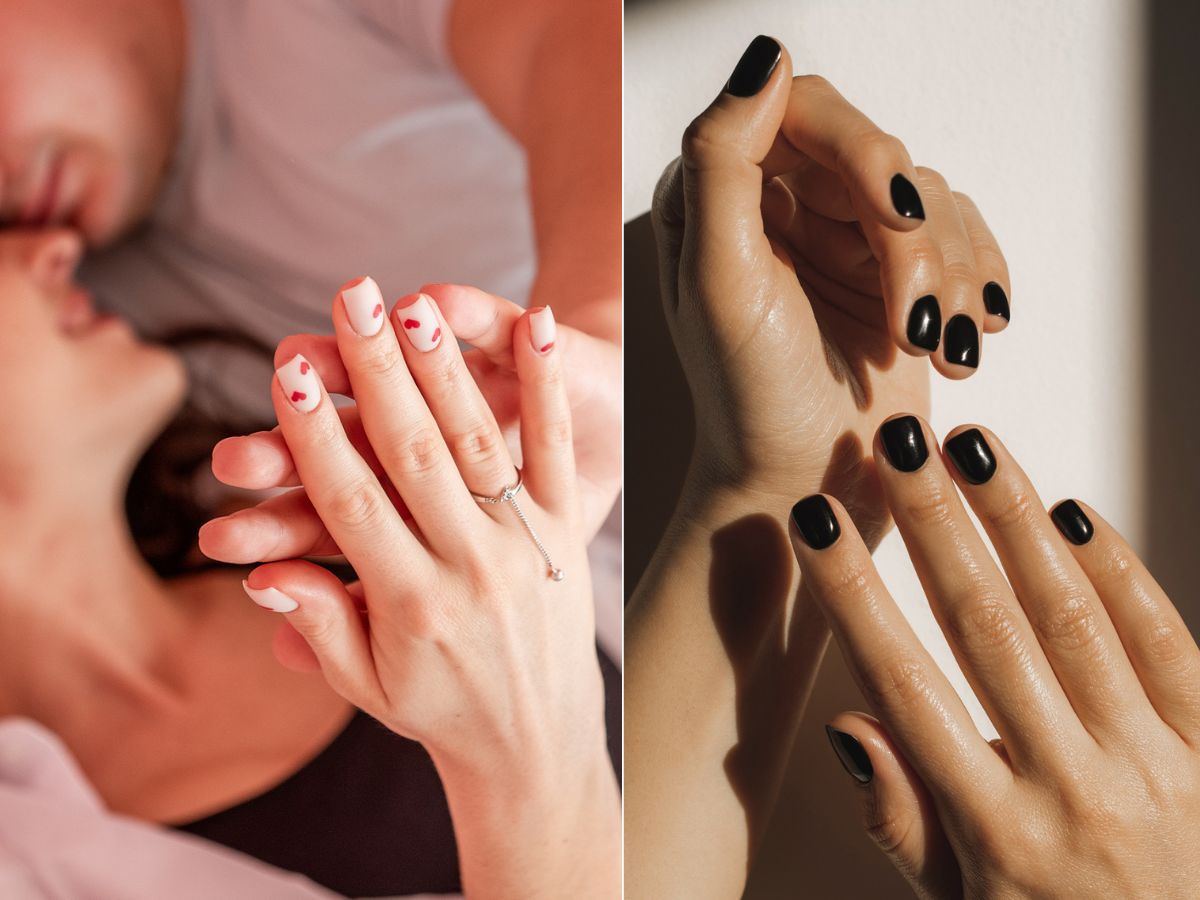 Walentynkowy manicure
