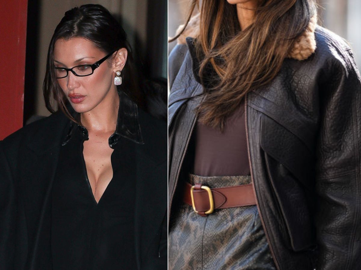 Skórzana kurtka oversize w stylu Belli Hadid