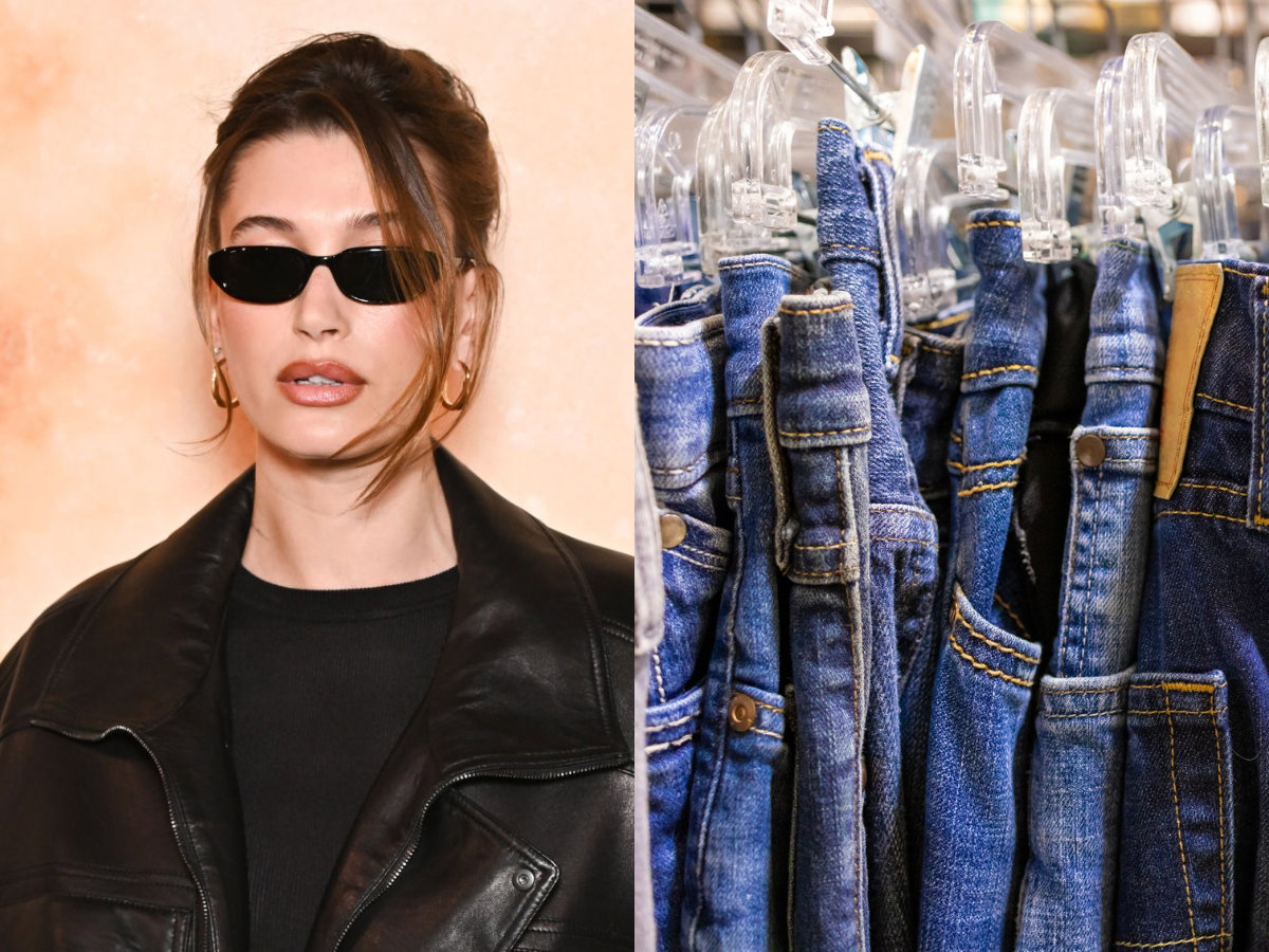 spodnie espresso jeans - Hailey Bieber