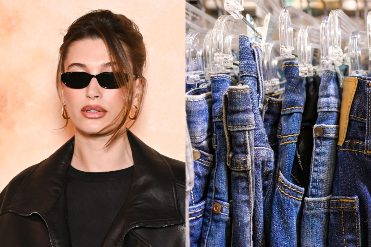 spodnie espresso jeans - Hailey Bieber