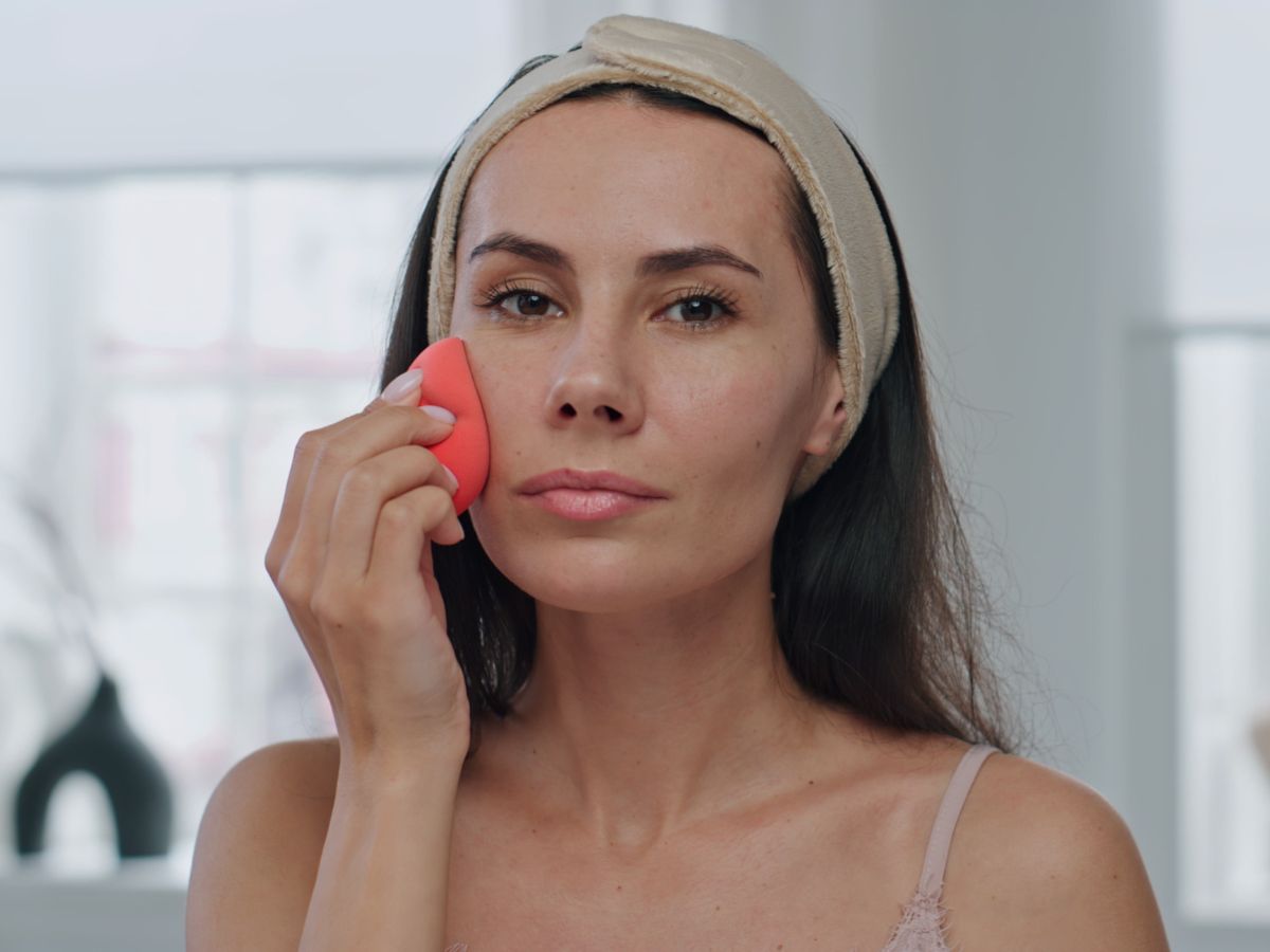 Bronzer w sztyfcie - efekt aplikacji
