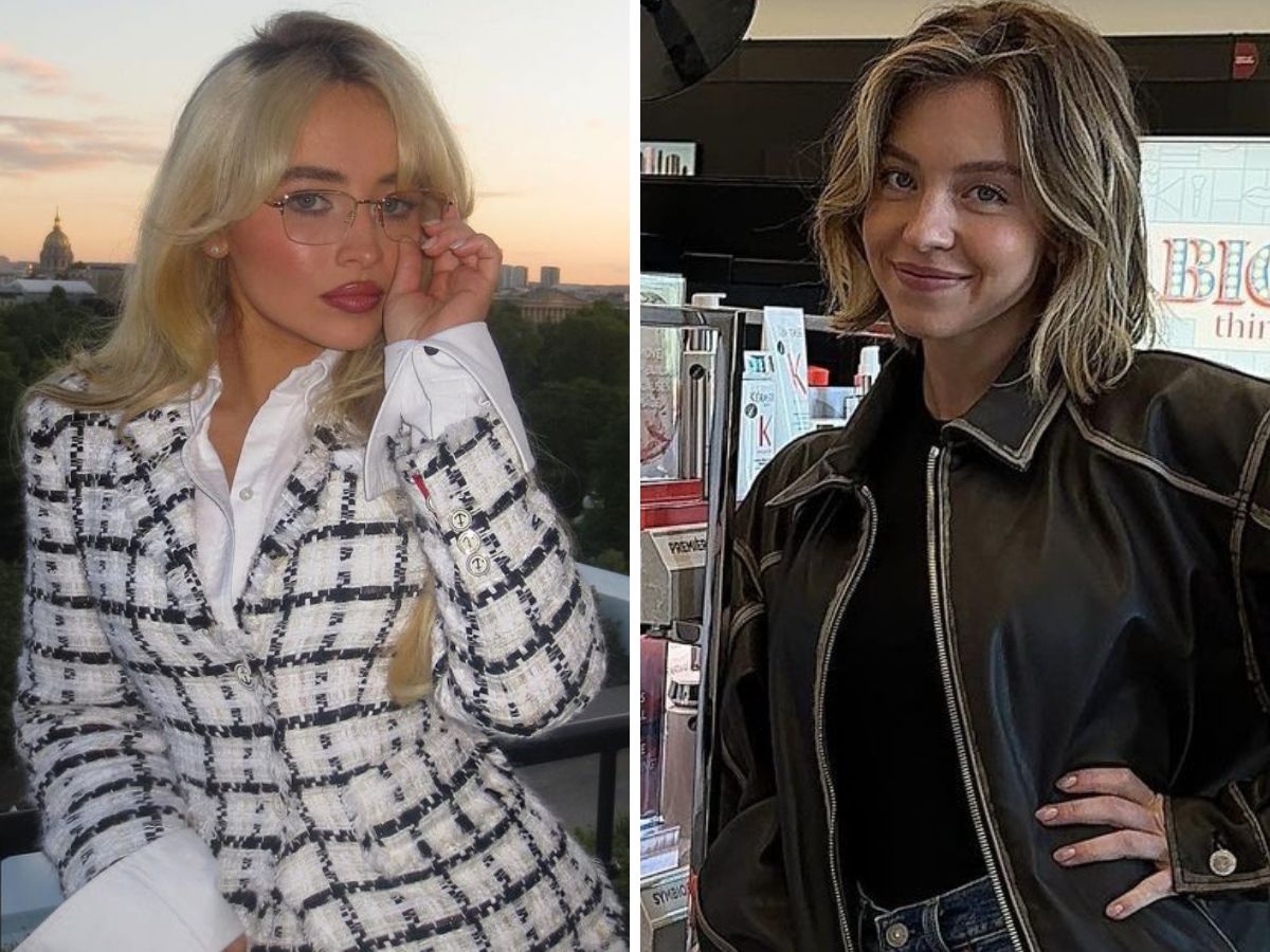 Francuska grzywka w stylu Sabriny Carpenter i Sidney Sweeney