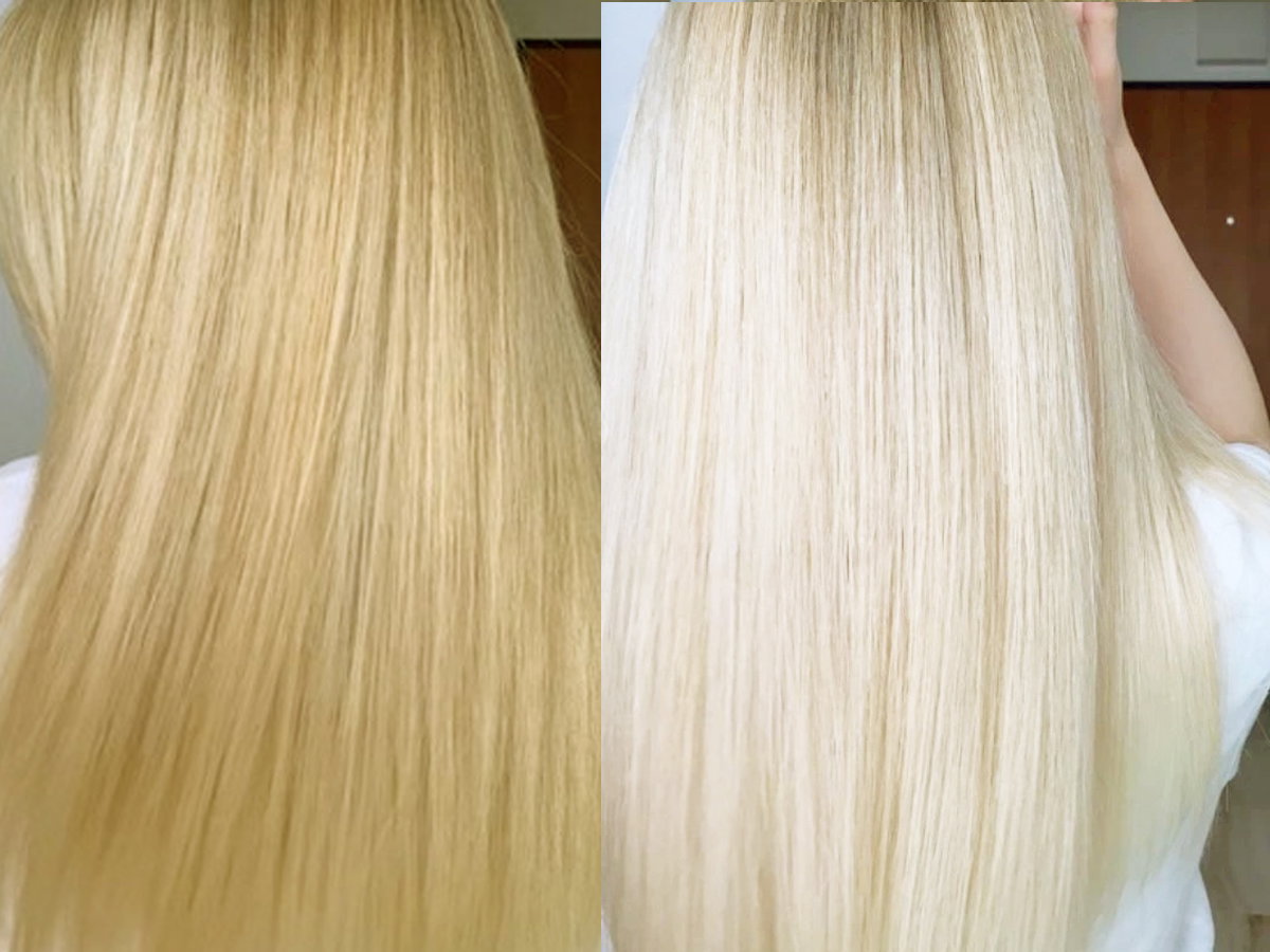 Kolega fryzjer dał mi ten szampon do blondu za 16 zł. Blond jest chłodny jak po fryzjerze za 7 stów