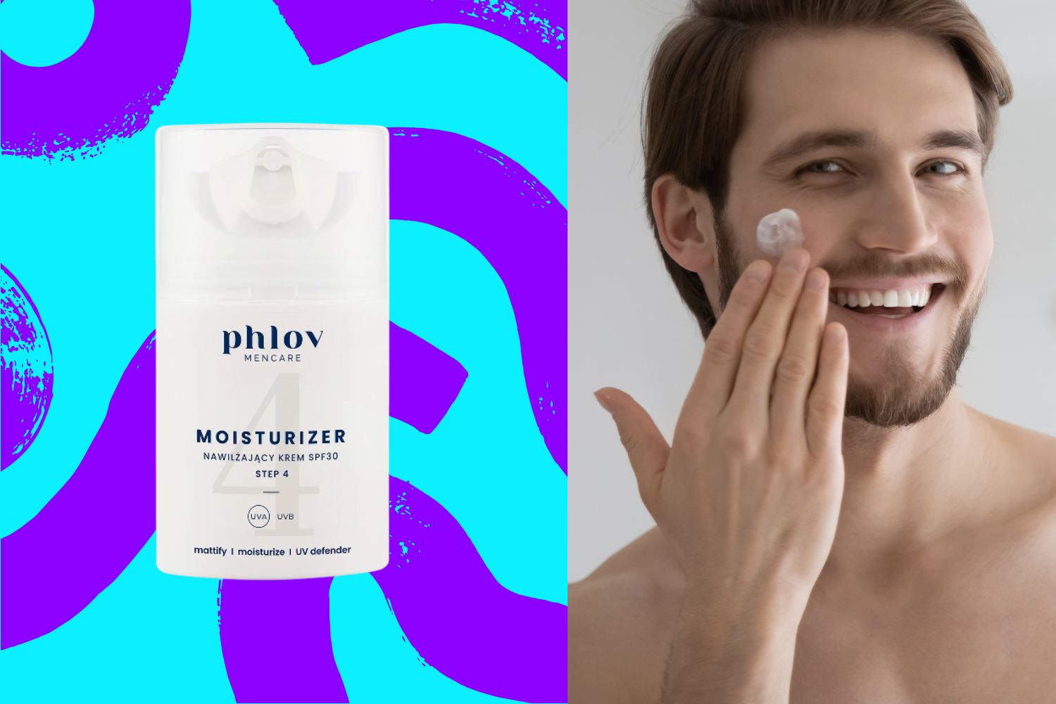 Mencare Step 4 Nawilżający krem SPF30 Phlov by Anna Lewandowska