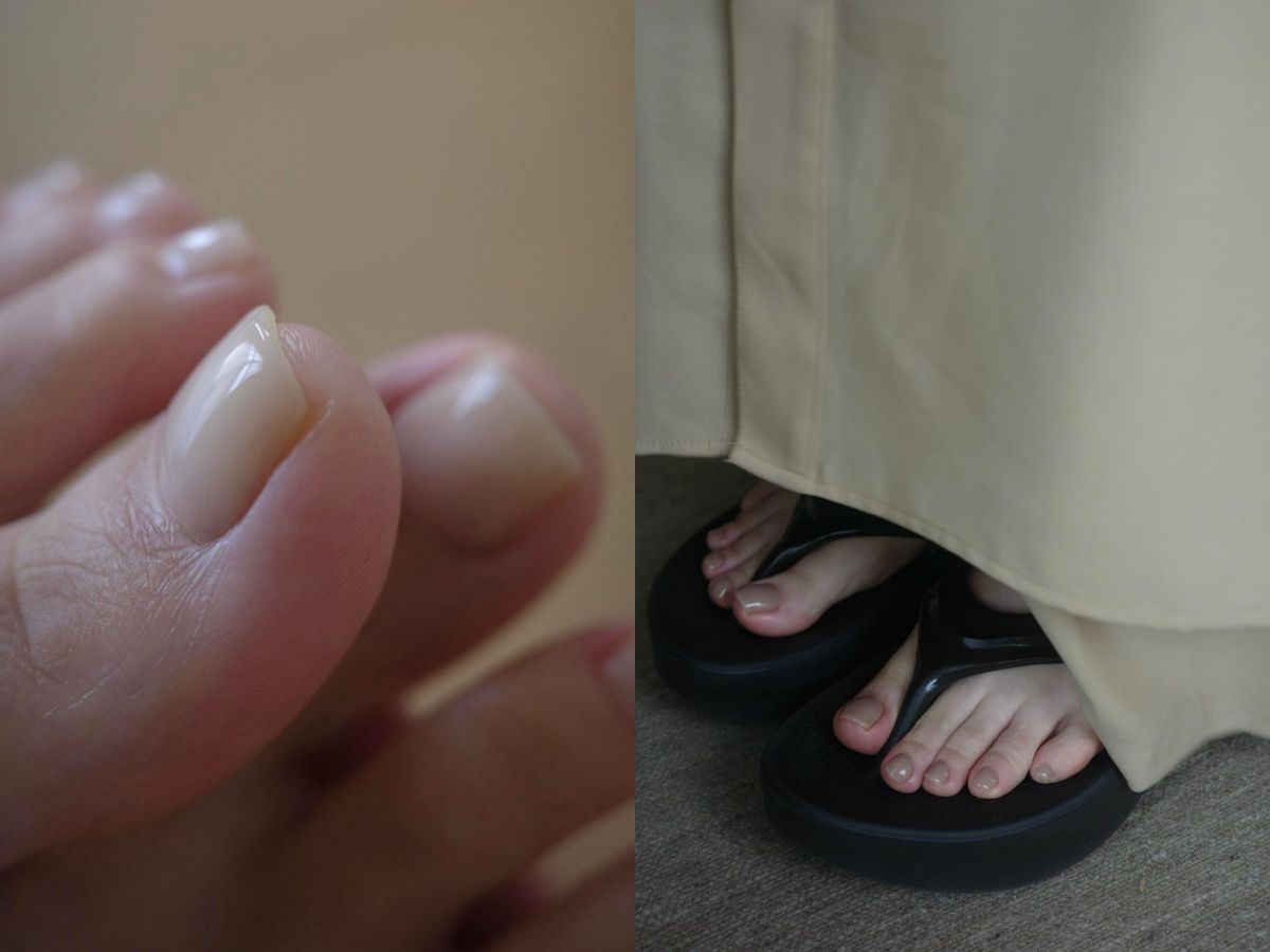 Pedicure oat milk