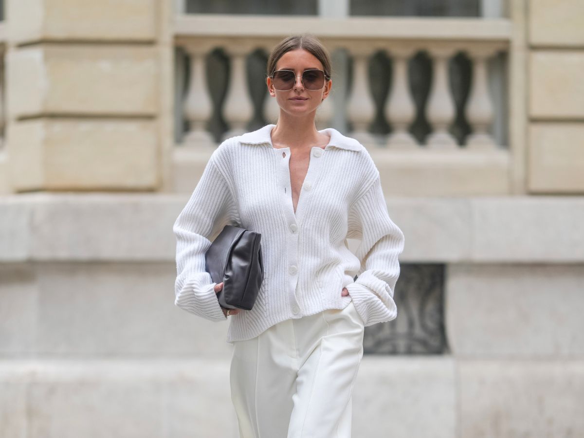 Wiskozowe spodnie palazzo z Lidla w odcieniu "off white"