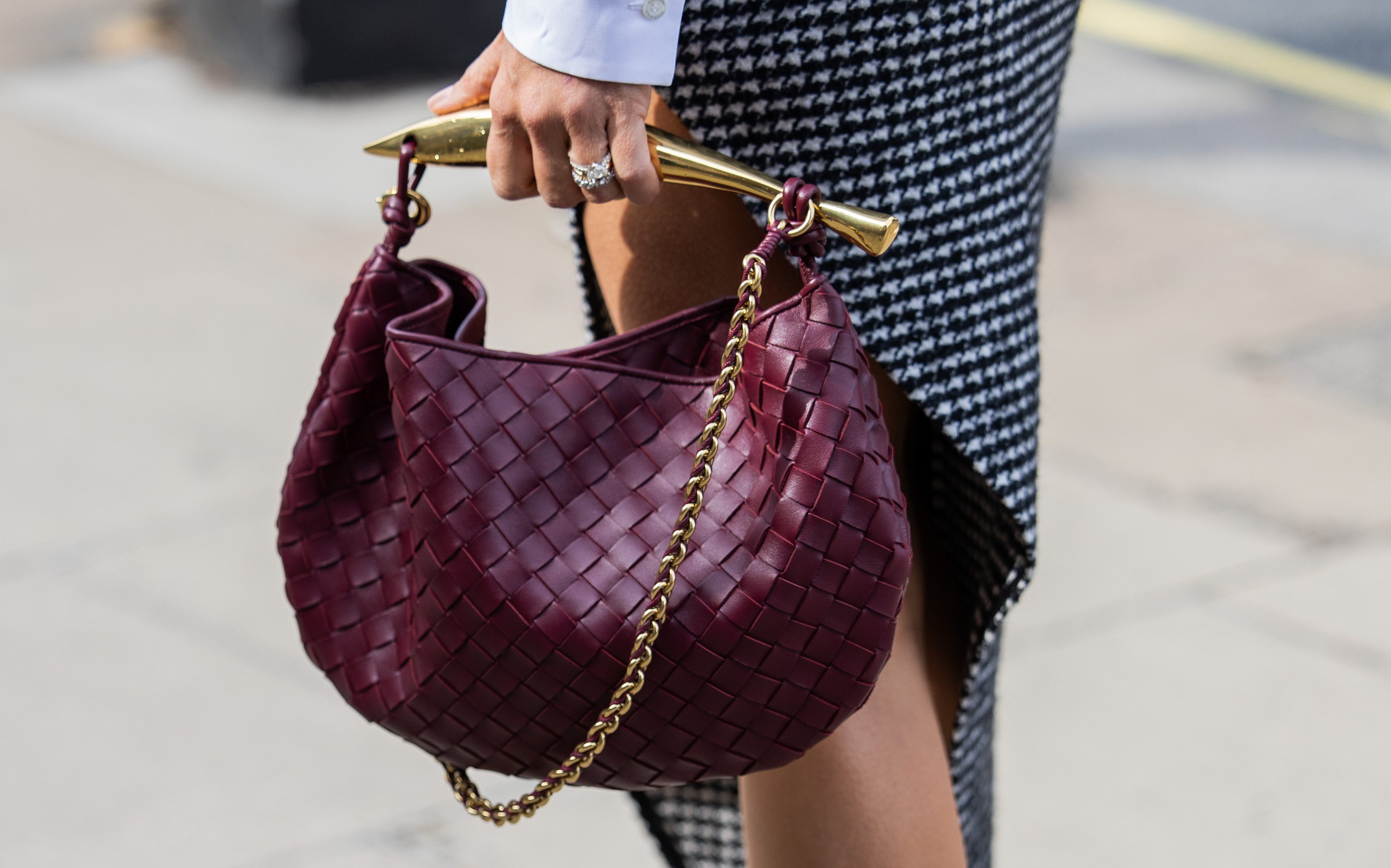 torebka z Reserved w stylu Bottega Venta