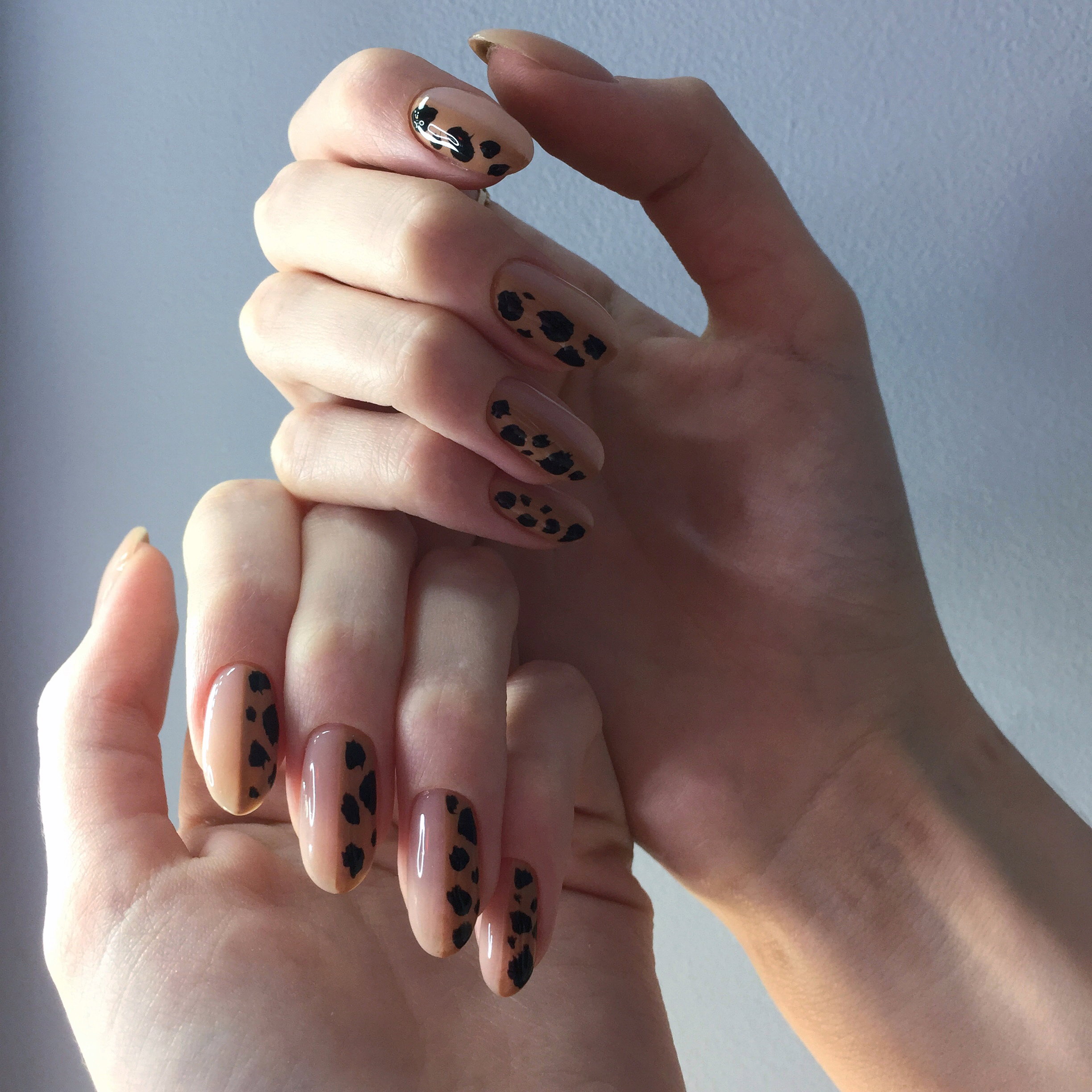 Cheetah nails