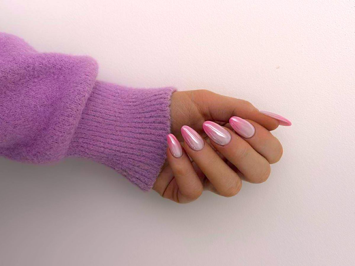 pink ombre glaze