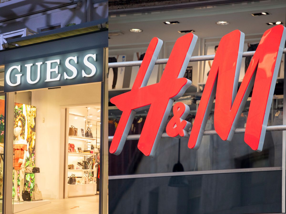 Sukienka z H&amp;M jak Guess