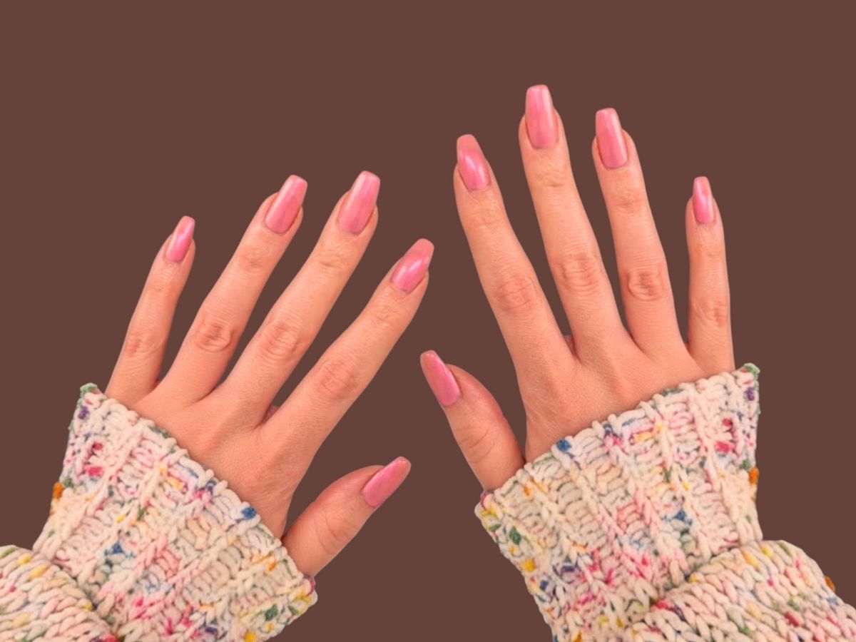strawberry jell-o nails