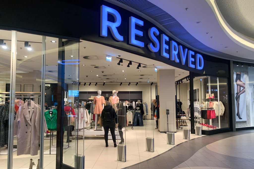 komplet z Reserved z lnem