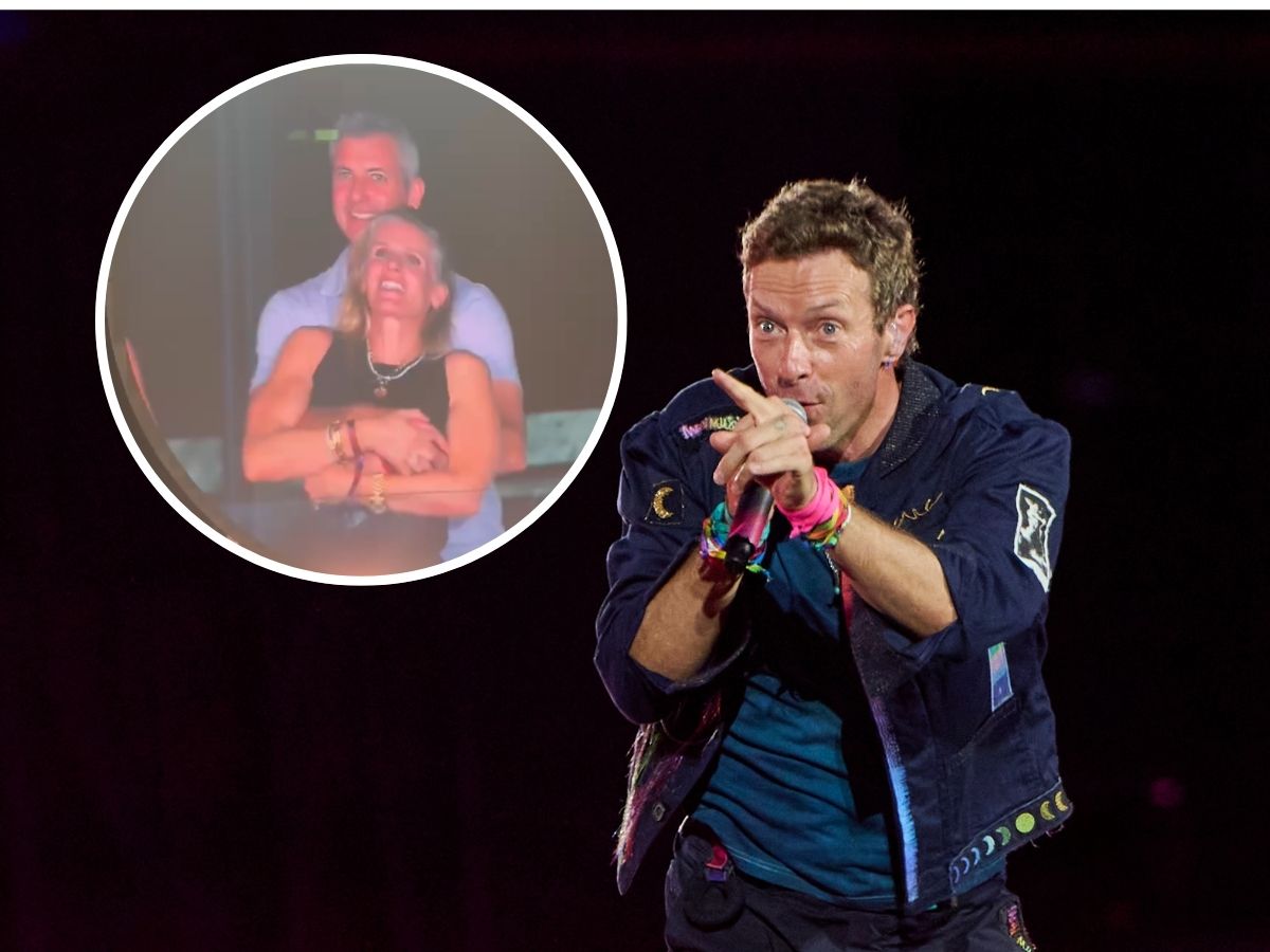 Romans na koncercie Coldplay