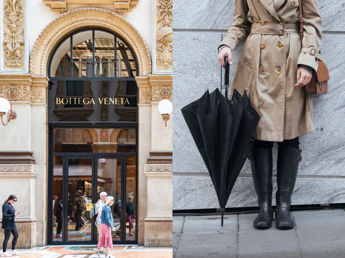 Kalosze jak Bottega Veneta