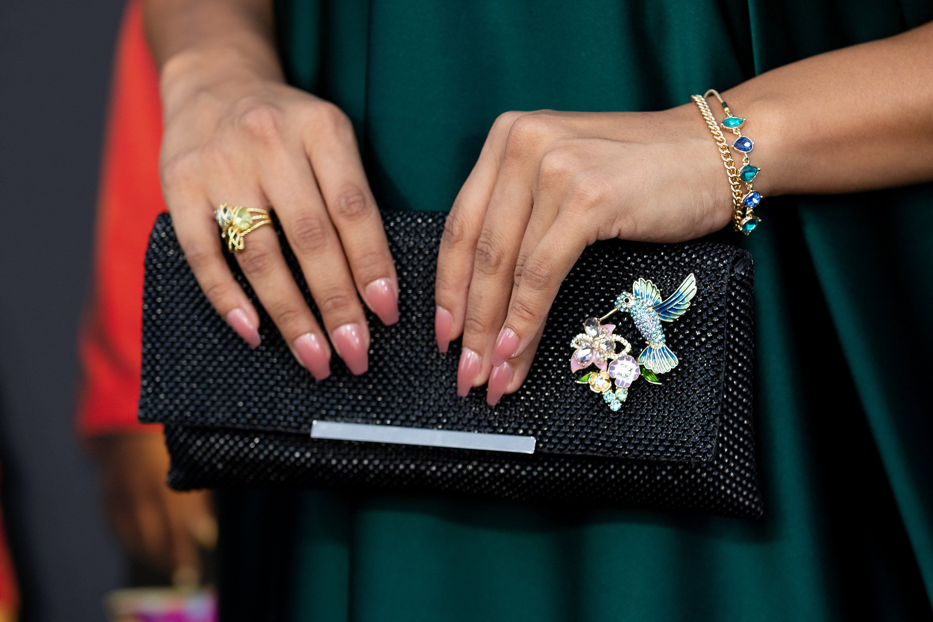 paznokcie "woda różana"