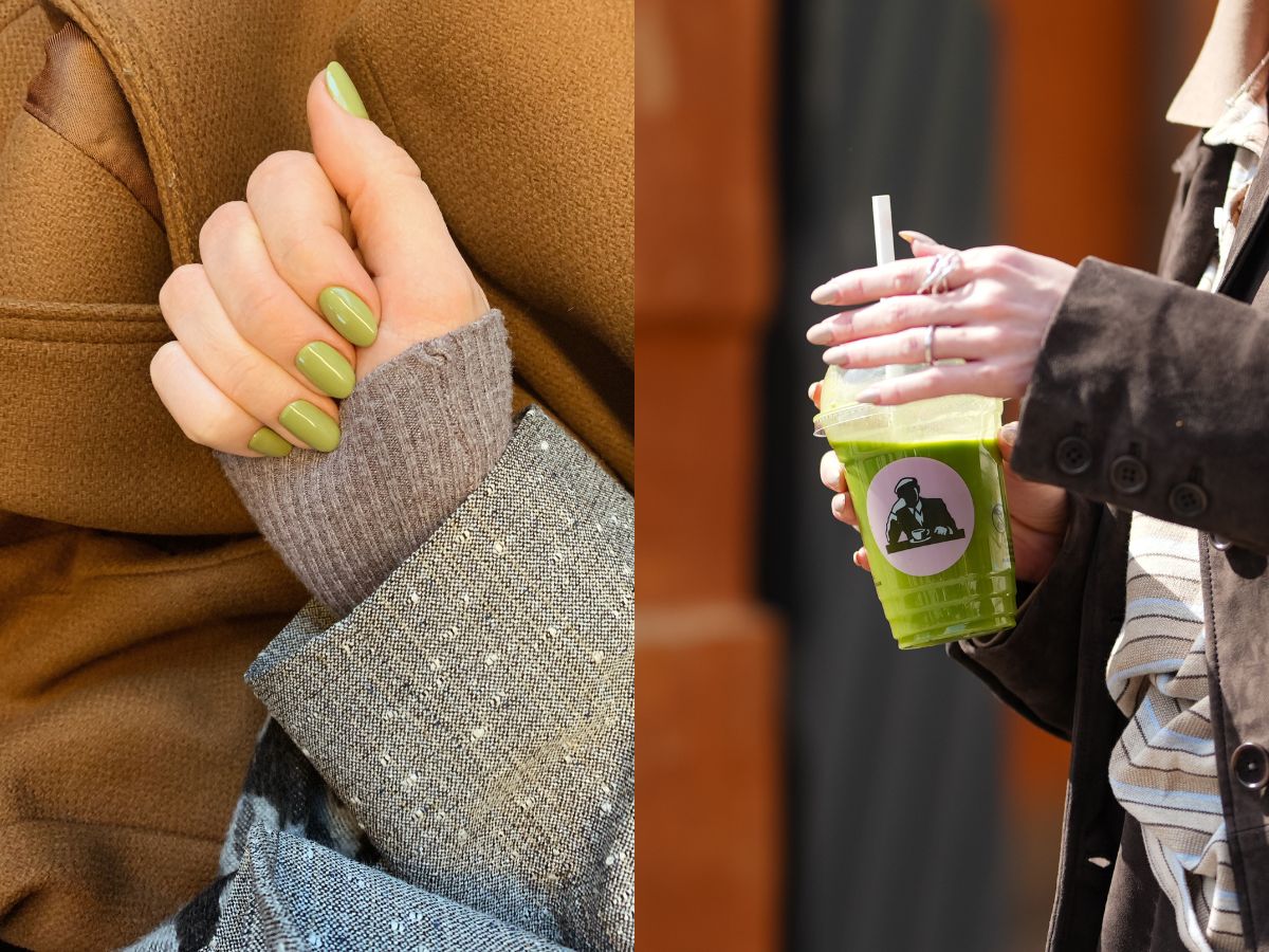 Matcha nails