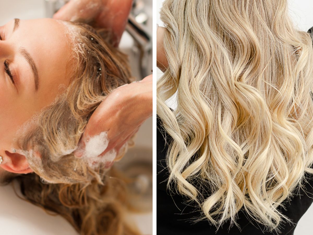 piaskowy blond
