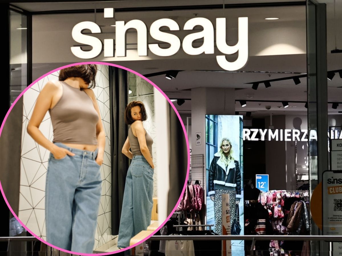 Jeansy cargo z Sinsay