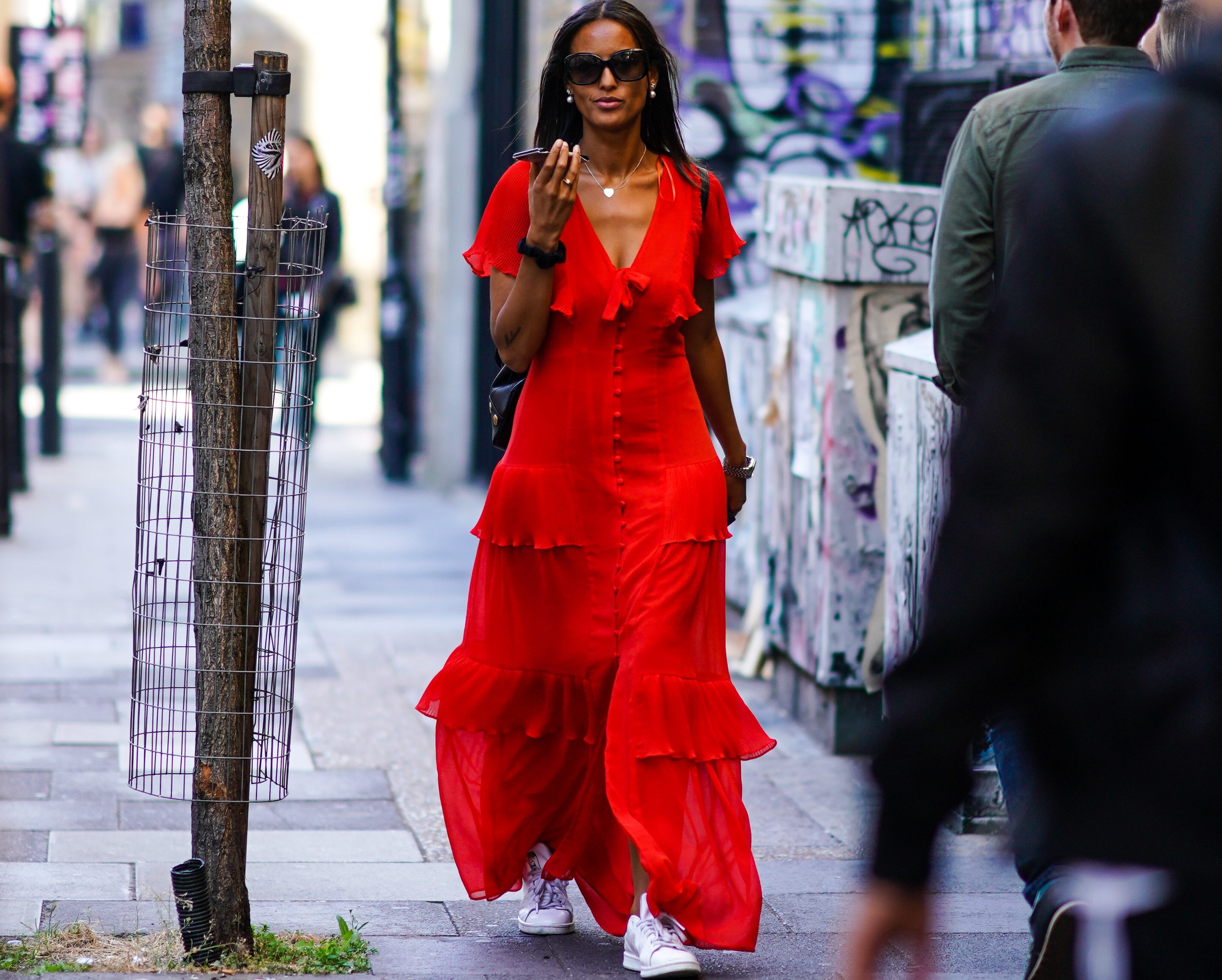 Rustykalna poppy dress