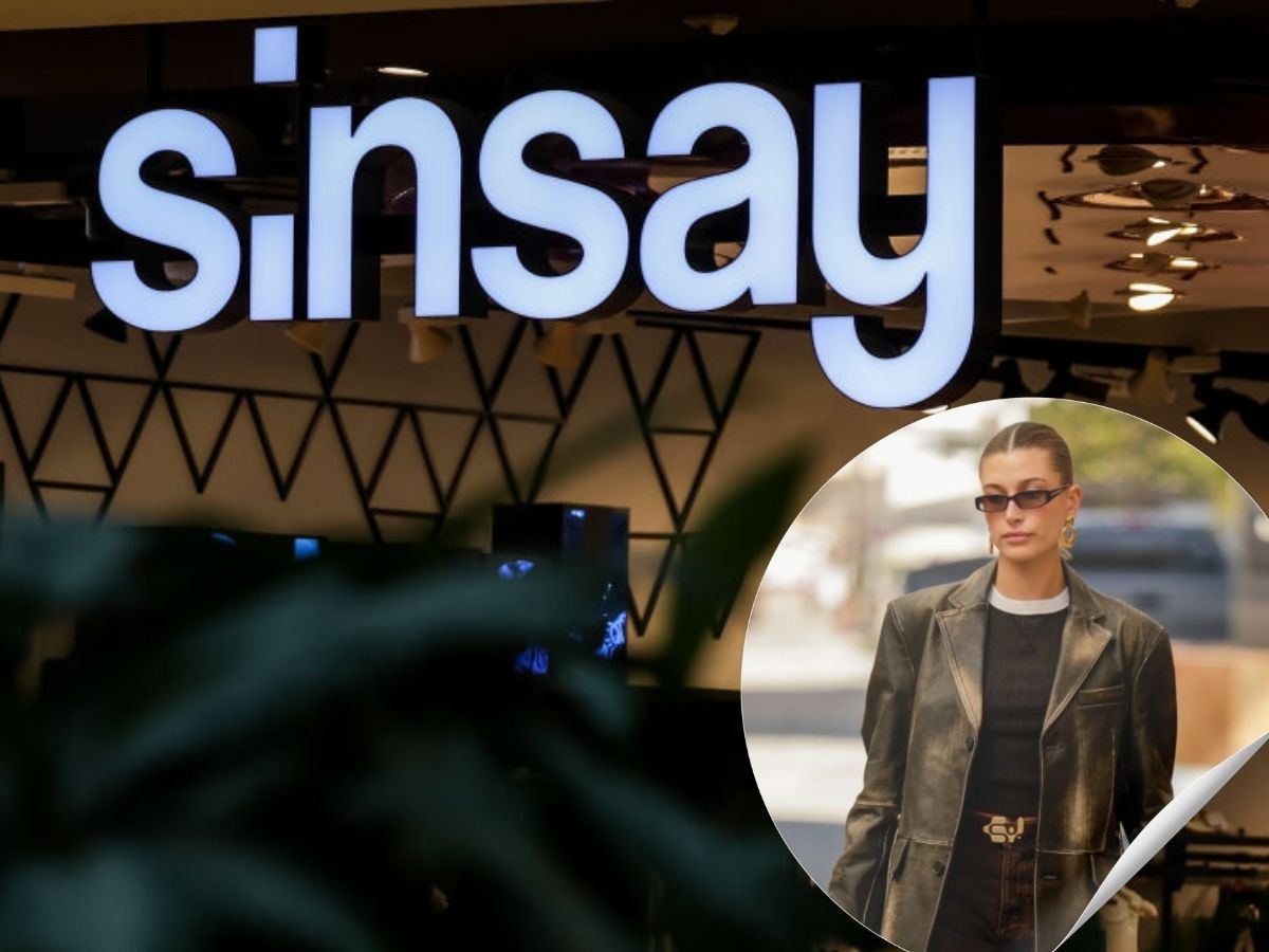 Brązowe jeansy Sinsay Hailey Bieber