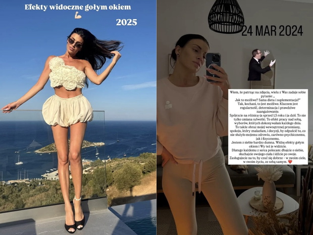 Metamorfoza sylwetki Magdaleny Stępień