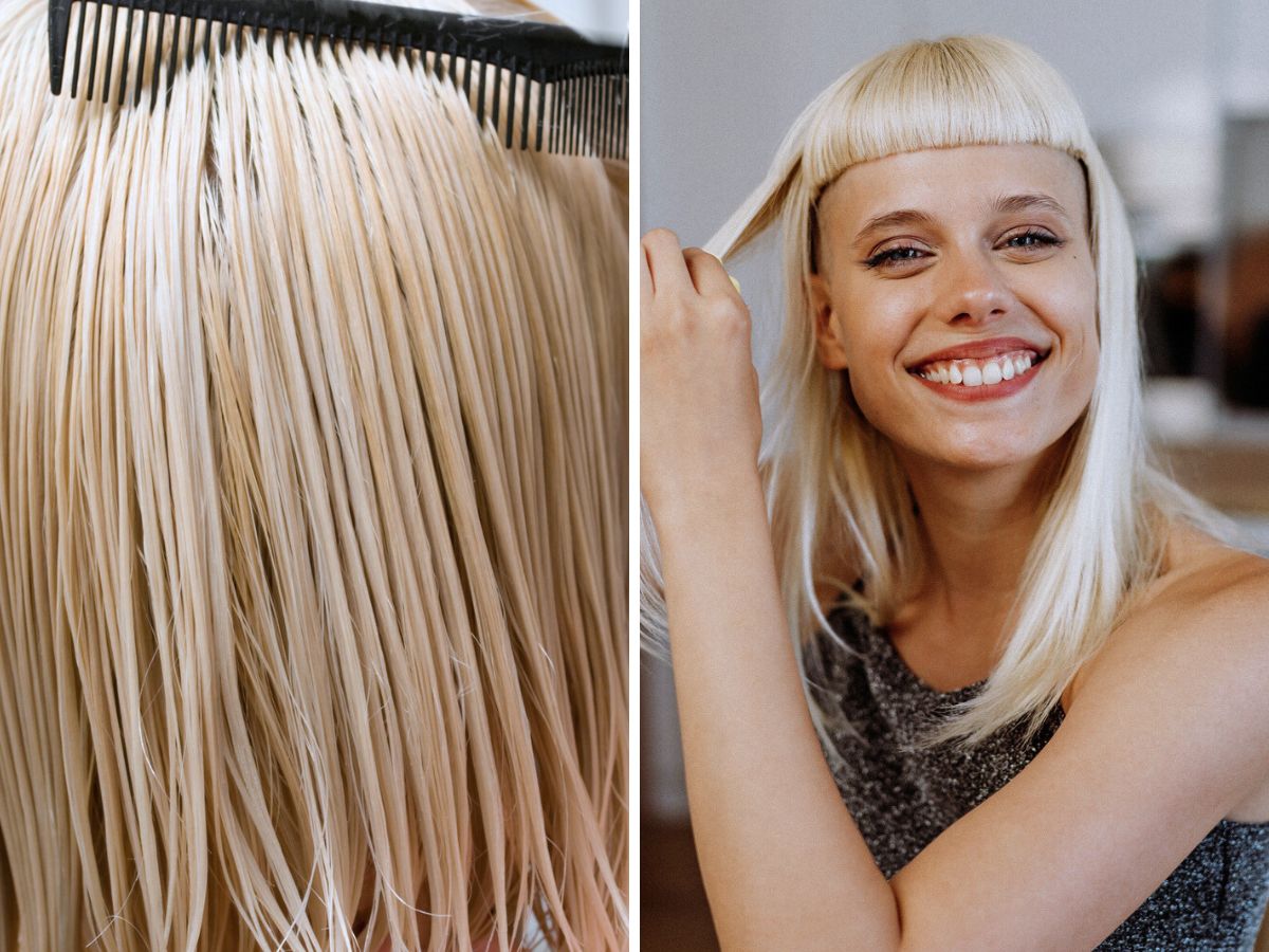 Zamiast 250 zł u fryzjera wydałam 3 zł na mix protein, keratyny, kolagenu i elastyny w 1 tubce. Nabłyszcza rozjaśniany blond