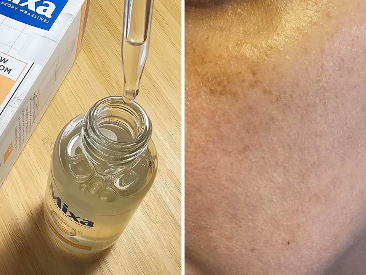serum na przebarwienia na twarzy Mixa CG GA