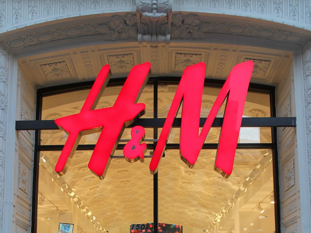 filcowa jesionka z H&amp;M